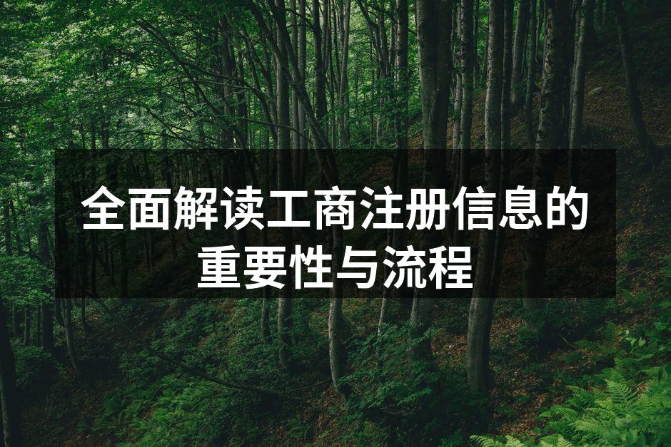 工商注册流程图解